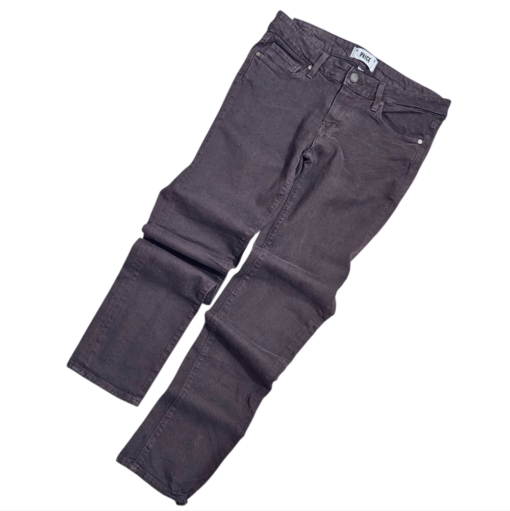 Paige Denim Designer Skyline Skinny Brown Earthtones Soft Casual Jeans Size 28